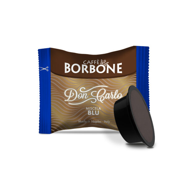Caffè Borbone Don Carlo A Modo Mio Kapseln BLU Mischung 100er Pack kompatibel mit Lavazza Maschinen