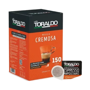 Caffè Toraldo Kaffeepads Cremosa – 150 ESE Pads 44 mm