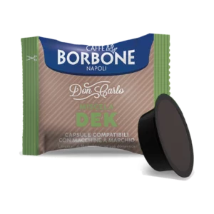 Caffè Borbone Don Carlo Kapseln Decaffeinato für Lavazza A Modo Mio® – 100 Stück