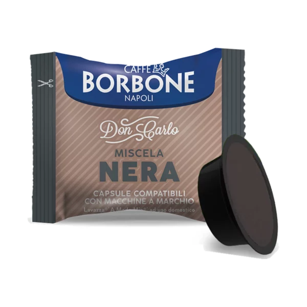 Caffè Borbone Don Carlo Kapseln Nera für Lavazza A Modo Mio® – 100 Stück