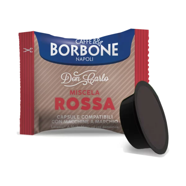 Caffè Borbone Don Carlo Kapseln Rossa für Lavazza A Modo Mio® – 100 Stück