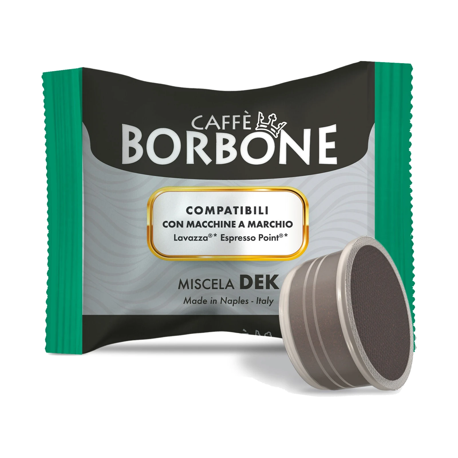 Caffè Borbone Kapseln Decaffeinato für Lavazza Espresso Point® – 100 Stück