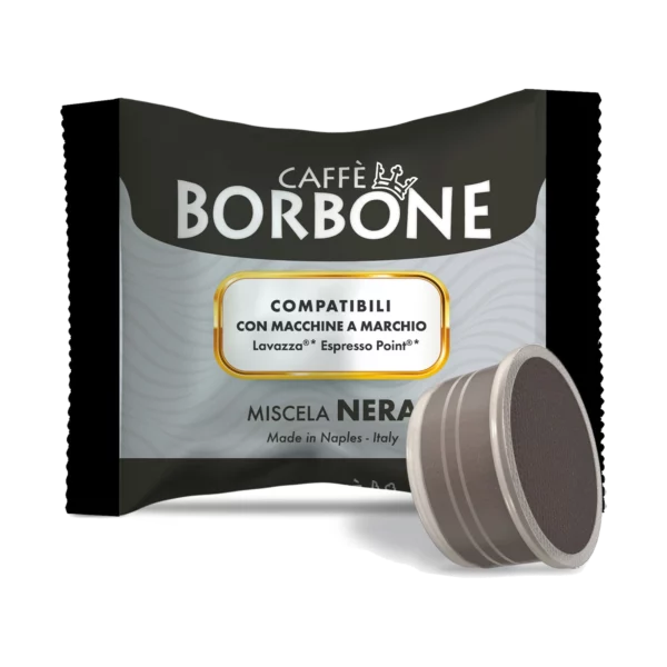 Caffè Borbone Kapseln Nera für Lavazza Espresso Point® – 100 Stück