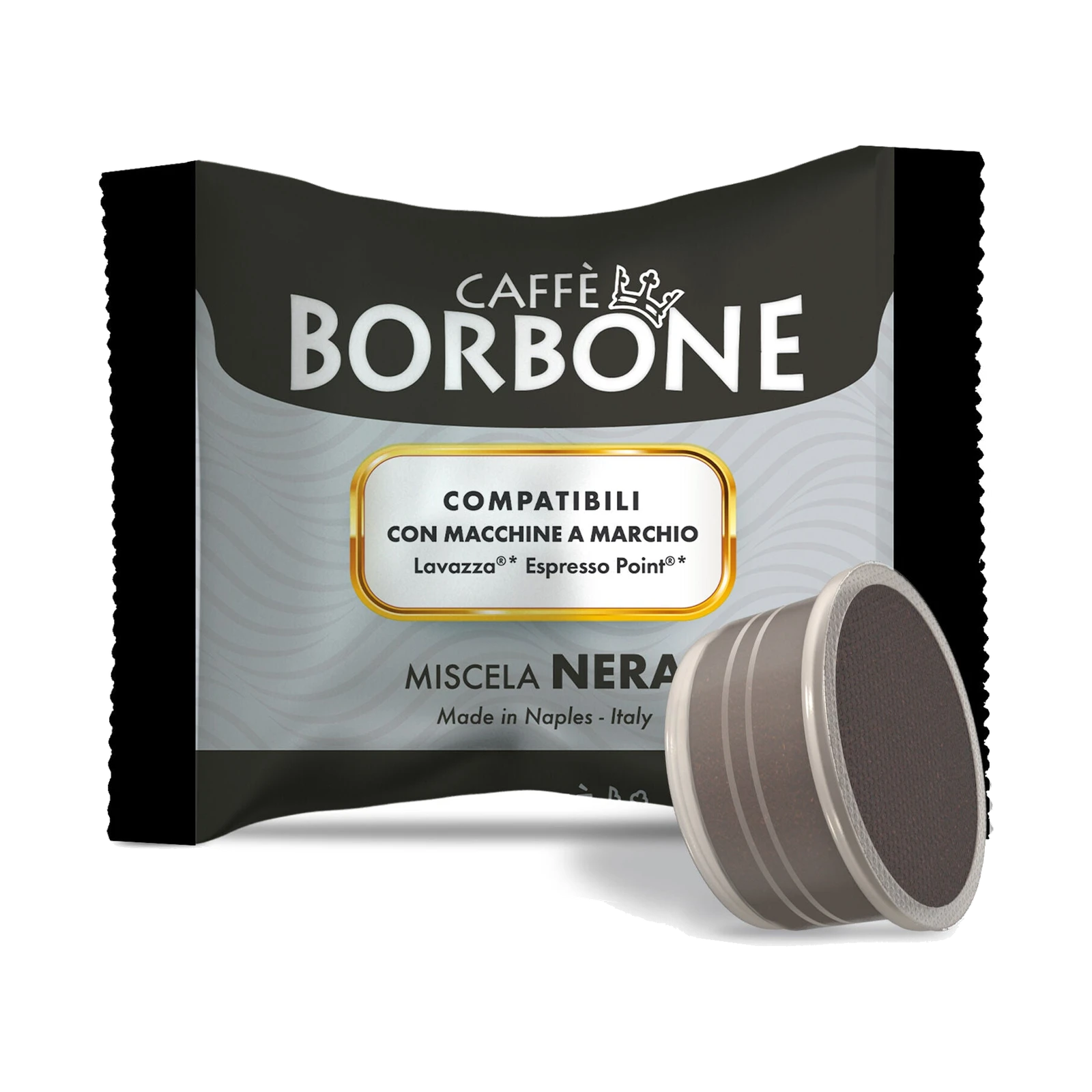 Caffè Borbone Kapseln Nera für Lavazza Espresso Point® – 100 Stück