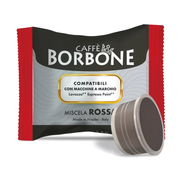 Caffè Borbone Kapseln Rossa für Lavazza Espresso Point® – 100 Stück