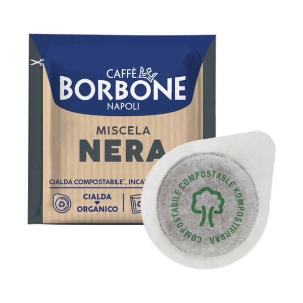 Caffè Borbone Kaffeepads Nera – 150 ESE Pads 44 mm