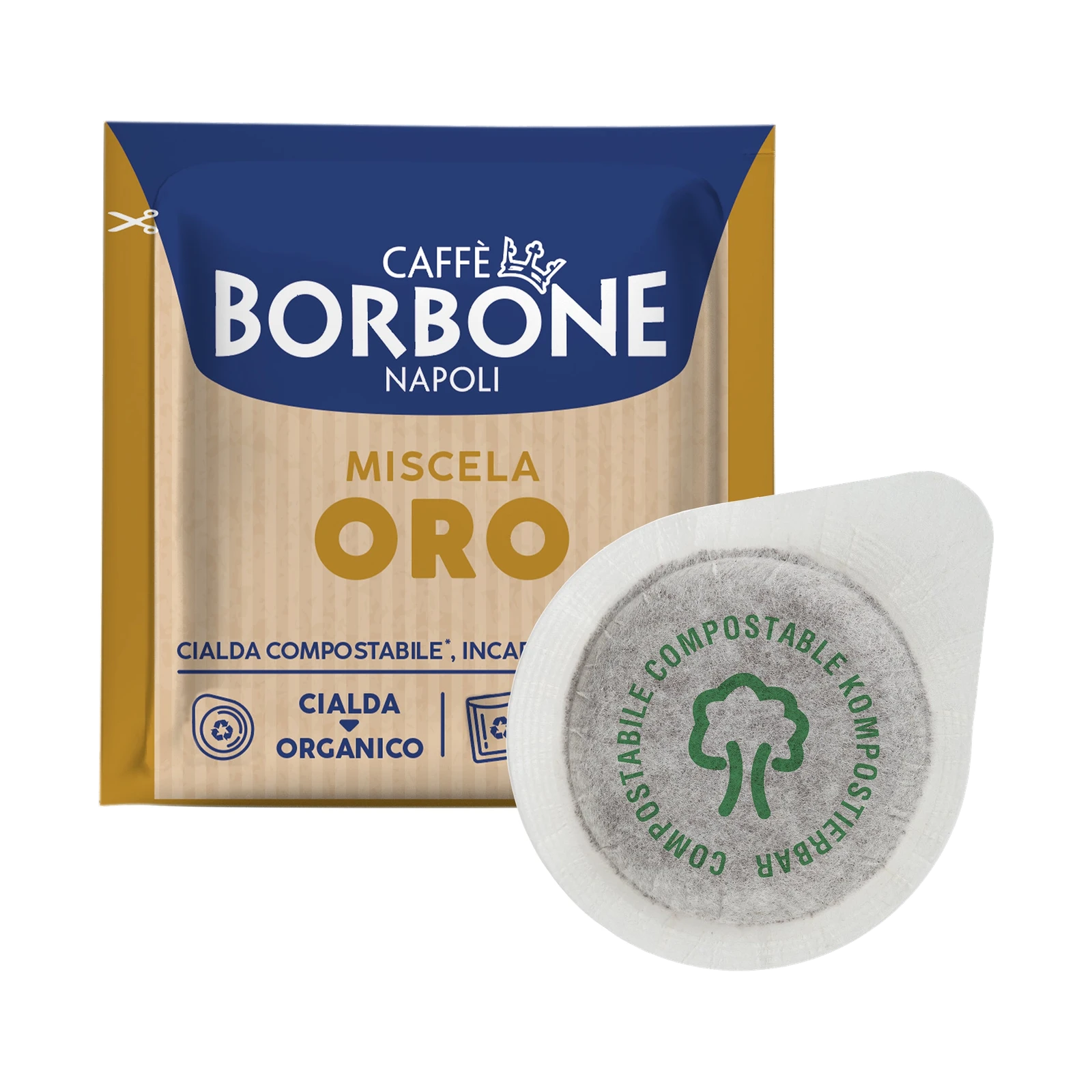 Caffè Borbone Kaffeepads Oro – 150 ESE Pads 44 mm