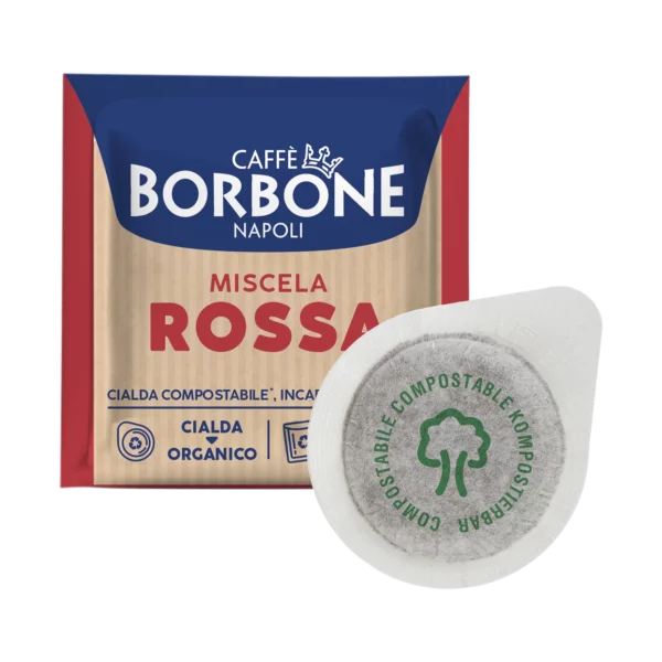 Caffè Borbone Kaffeepads Rossa – 150 ESE Pads 44 mm