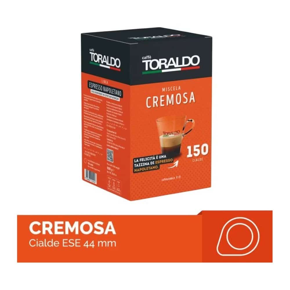Caffè Toraldo Cremosa – Kaffeepads im ESE Format 44 mm