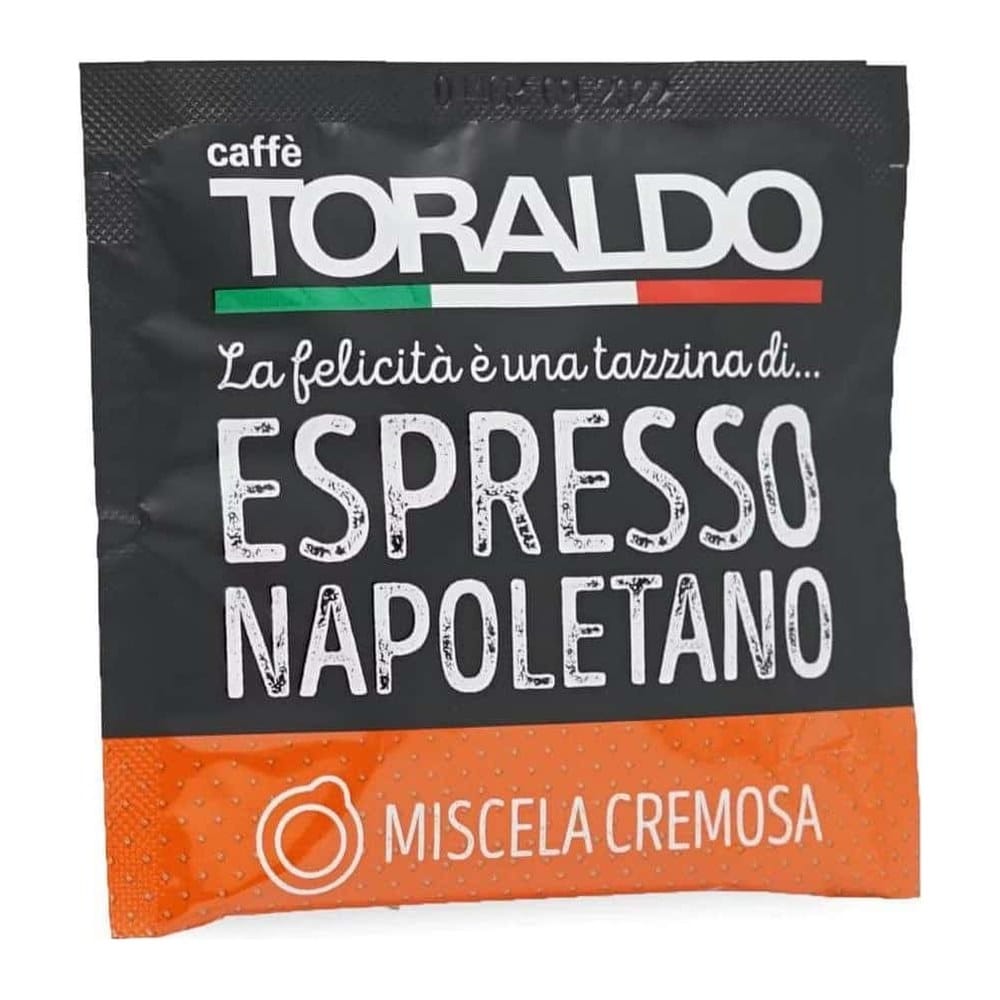 Einzeln verpackter Caffè Toraldo ESE Pad Espresso Napoletano Miscela Cremosa